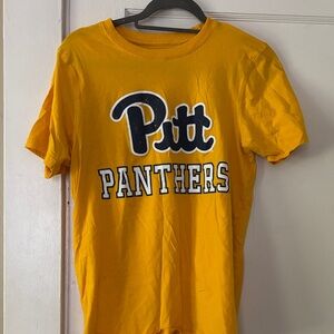 Yellow Pitt Panthers T-Shirt